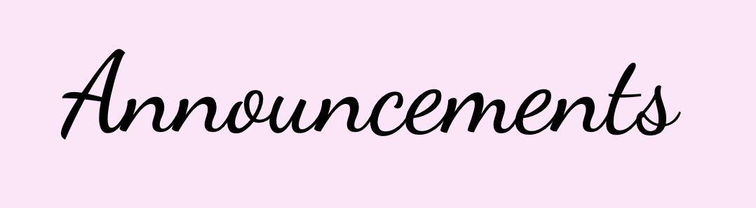Class Announcements